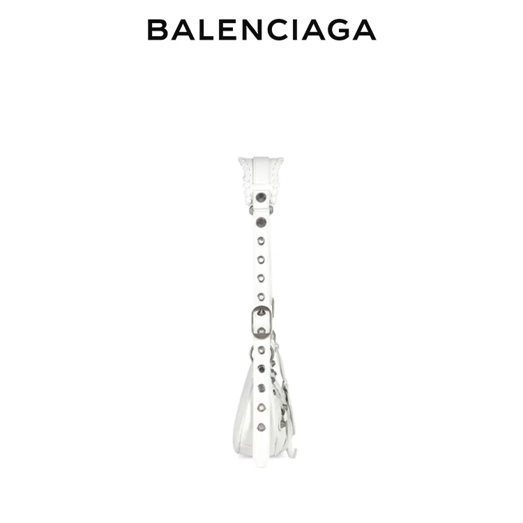 BALENCIAGA巴黎世家LE CAGOLE女士手提單肩機車包腋下包半月包餃子包
