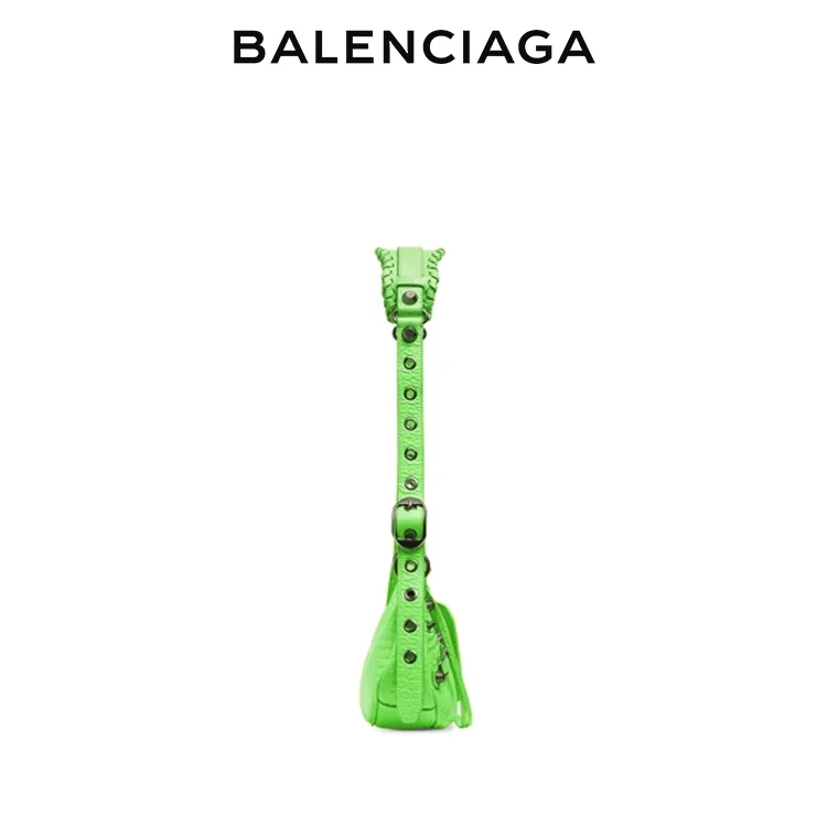 BALENCIAGA巴黎世家LE CAGOLE女士手提單肩機車包腋下包半月包餃子包