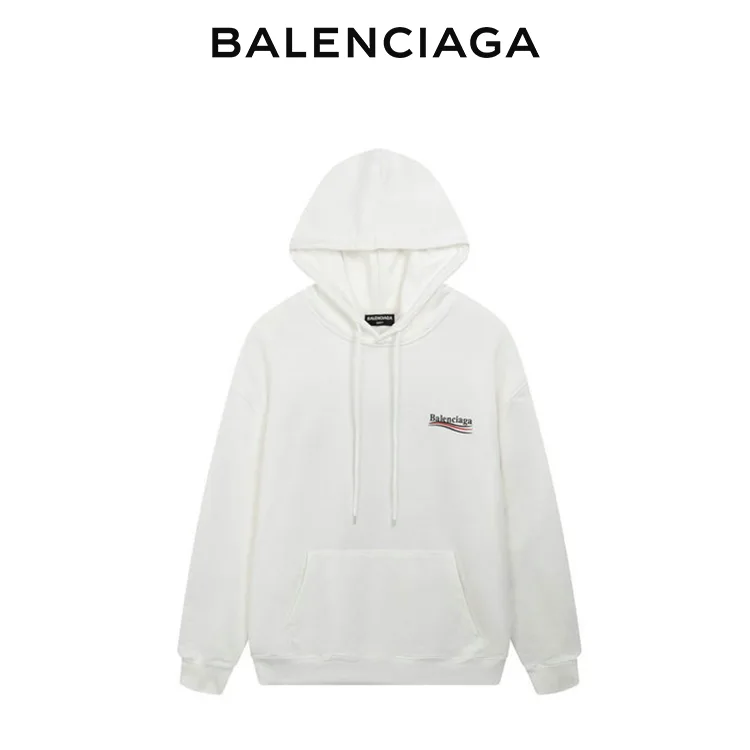 BALENCIAGA巴黎世家經典帽T波浪可樂標衛衣連帽衫 男女同款