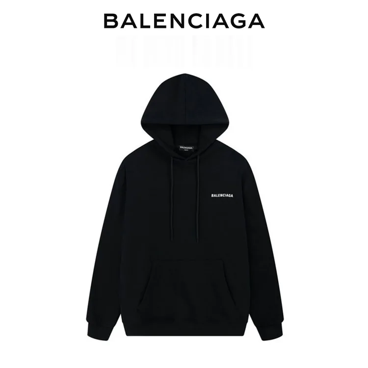 BALENCIAGA巴黎世家前後品牌標識衛衣連帽衫