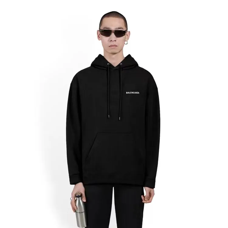 BALENCIAGA巴黎世家前後品牌標識衛衣連帽衫