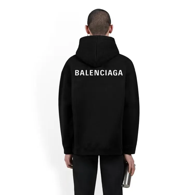 BALENCIAGA巴黎世家前後品牌標識衛衣連帽衫
