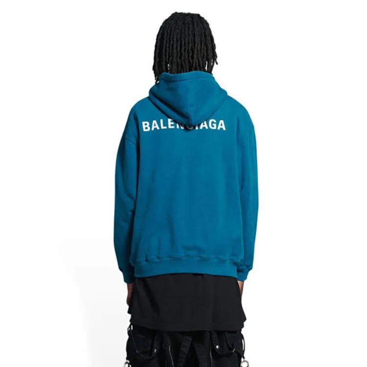 BALENCIAGA巴黎世家前後品牌標識衛衣連帽衫