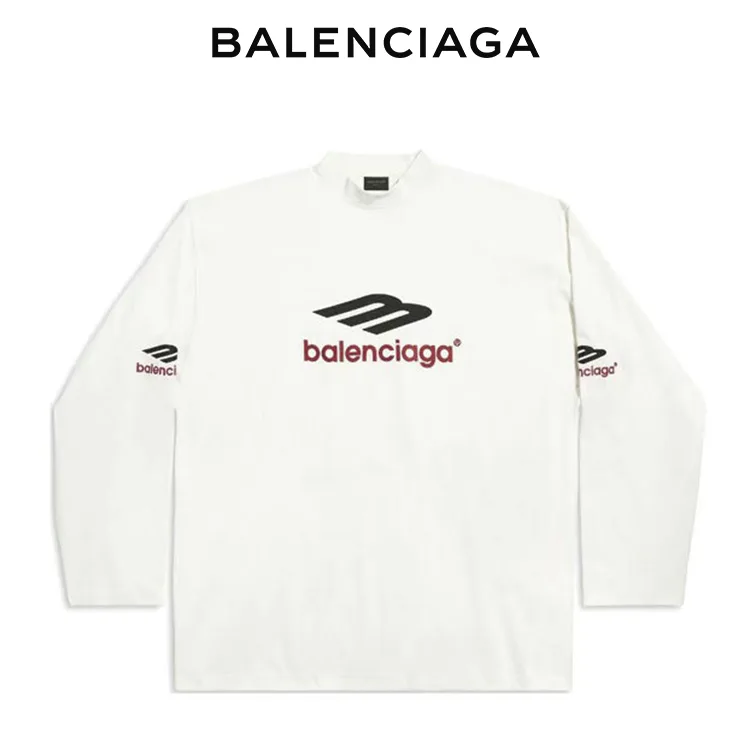 BALENCIAGA巴黎世家3B SPORTS ICON大廓形長袖T恤
