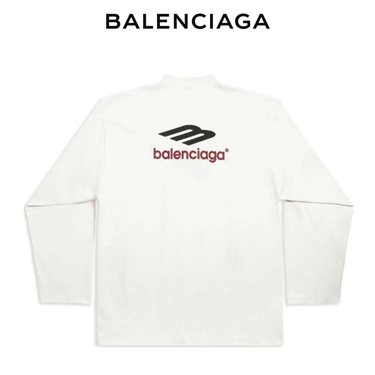 BALENCIAGA巴黎世家3B SPORTS ICON大廓形長袖T恤