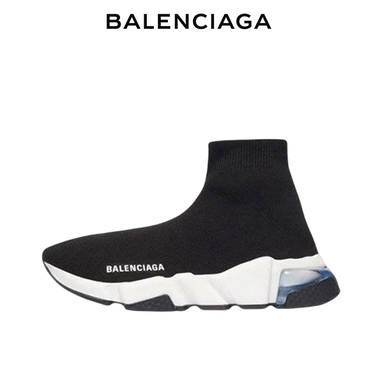 BALENCIAGA巴黎世家SPEED TRAINER CLEAR SOLE襪套鞋 男女同款