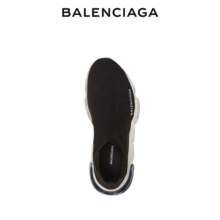 BALENCIAGA巴黎世家SPEED TRAINER CLEAR SOLE襪套鞋 男女同款