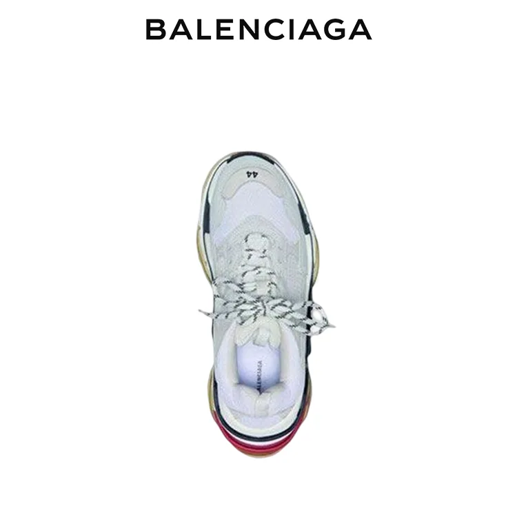 BALENCIAGA巴黎世家TRIPLE S水洗做舊老爹鞋 男女同款