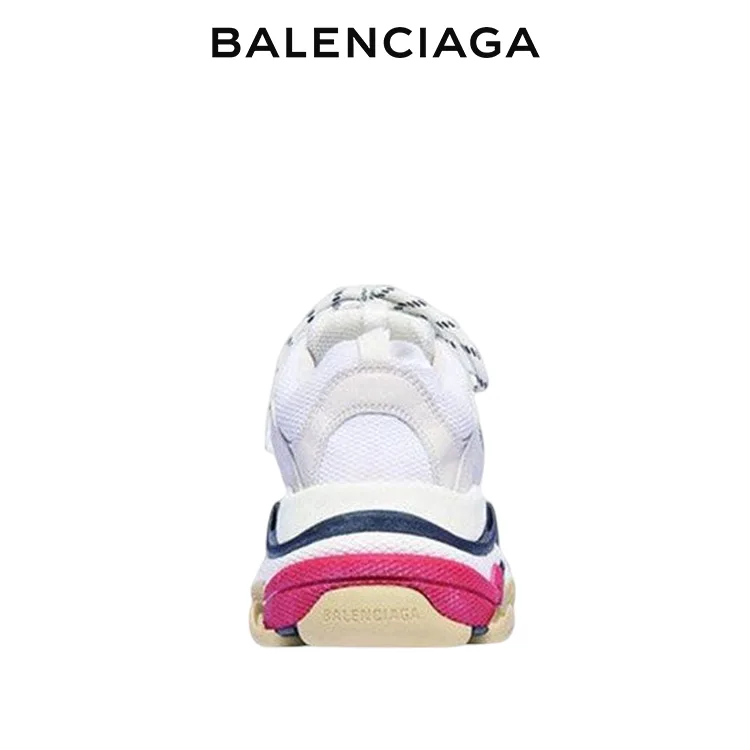 BALENCIAGA巴黎世家TRIPLE S水洗做舊老爹鞋 男女同款