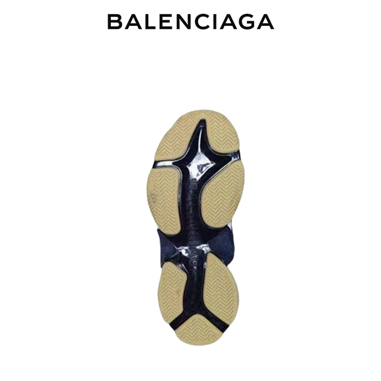 BALENCIAGA巴黎世家TRIPLE S水洗做舊老爹鞋 男女同款