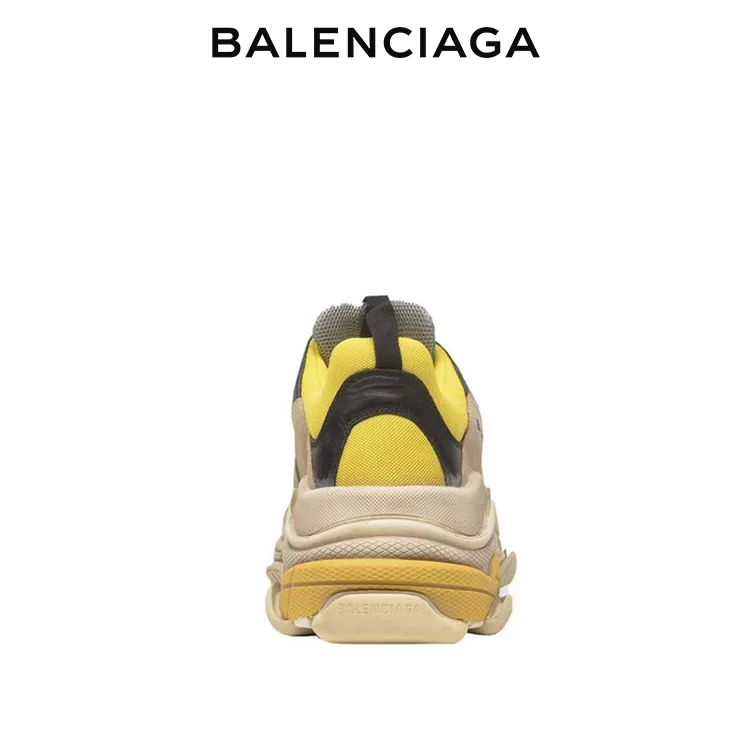 BALENCIAGA巴黎世家TRIPLE S透氣網布老爹鞋 男女同款